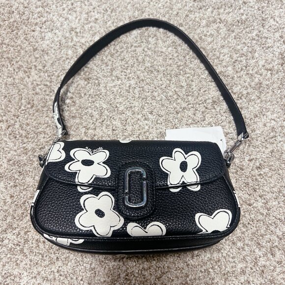 Marc Jacobs DAISYCLOVER The Clover Floral Leather Clutch Shoulder Crossbody- NEW - Picture 5 of 12